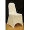 Atlas Commercial Products Spandex Banquet Chair Cover, White SP-BCC-01 - alternate 2